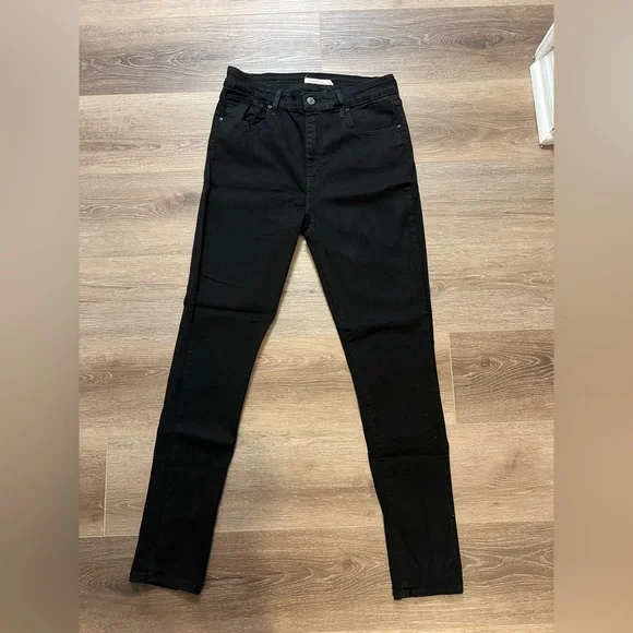 Women’s Levi’s 721 Skinny Jeans Black Jeans - Picture 3 of 5